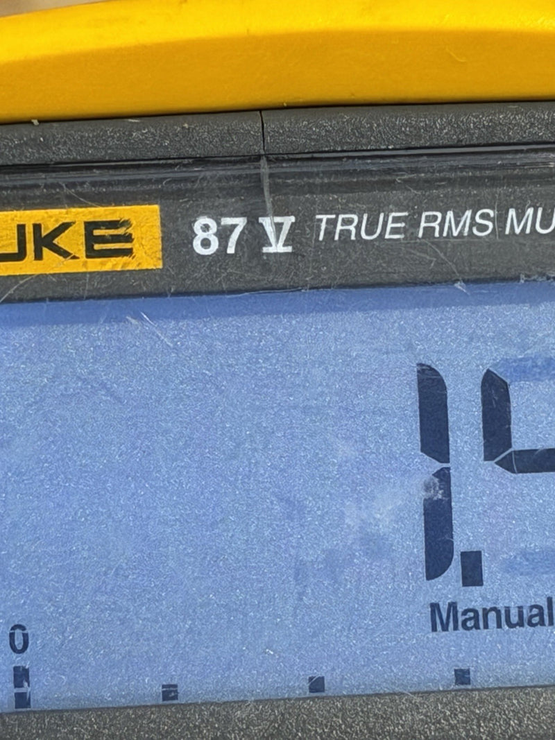 FLUKE 87V TRUE RMS MULTIMETER WITH LEADS TESTED