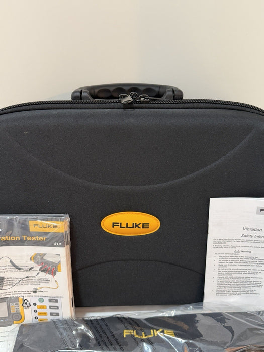 FLUKE 810 VIBRATION TESTER KIT & ACCESSORIES (NEW SEALED) FREE SHIPPING