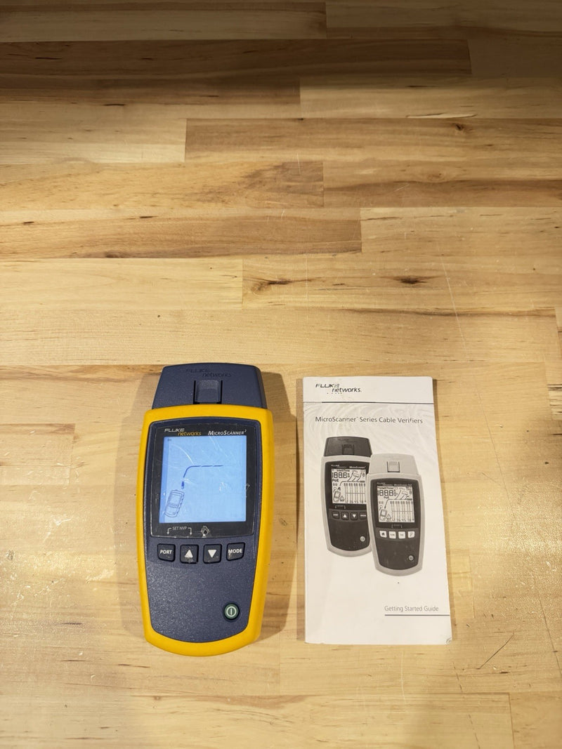 FLUKE NETWORKS MICROSCANNER 2 CABLE VERIFIER TESTED