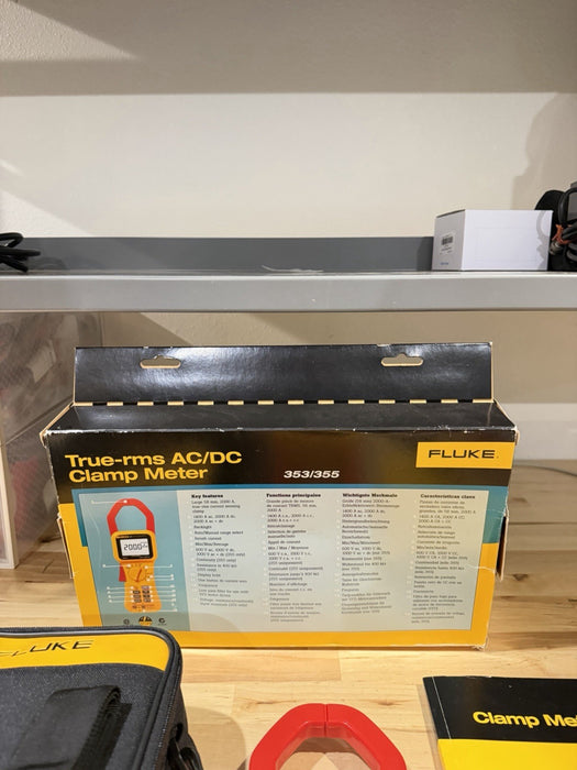 FLUKE 355 AC/DC CLAMP METER 2000A TESTED