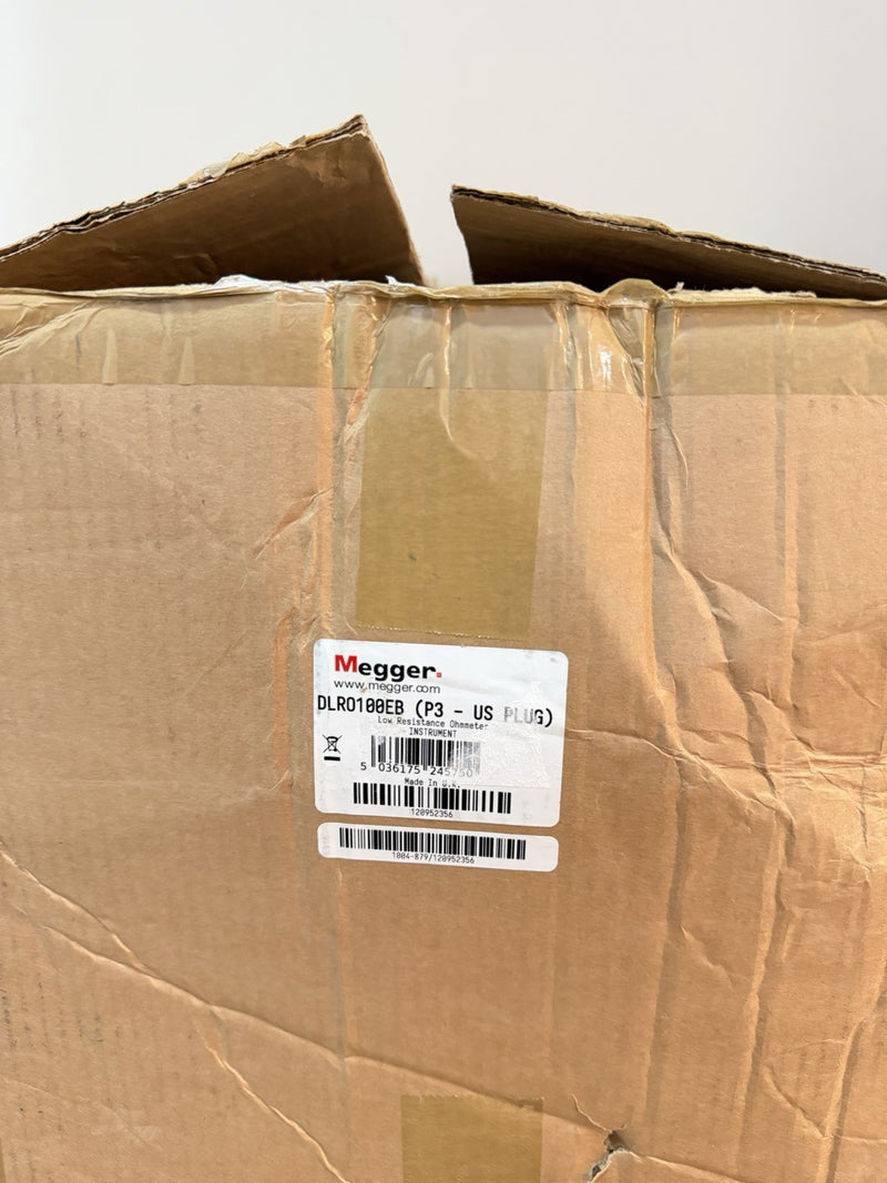 MEGGER DLRO100EB DIGITAL LOW RESISTANCE OHMMETER (NEW FACTORY SEALED) CAL 2026
