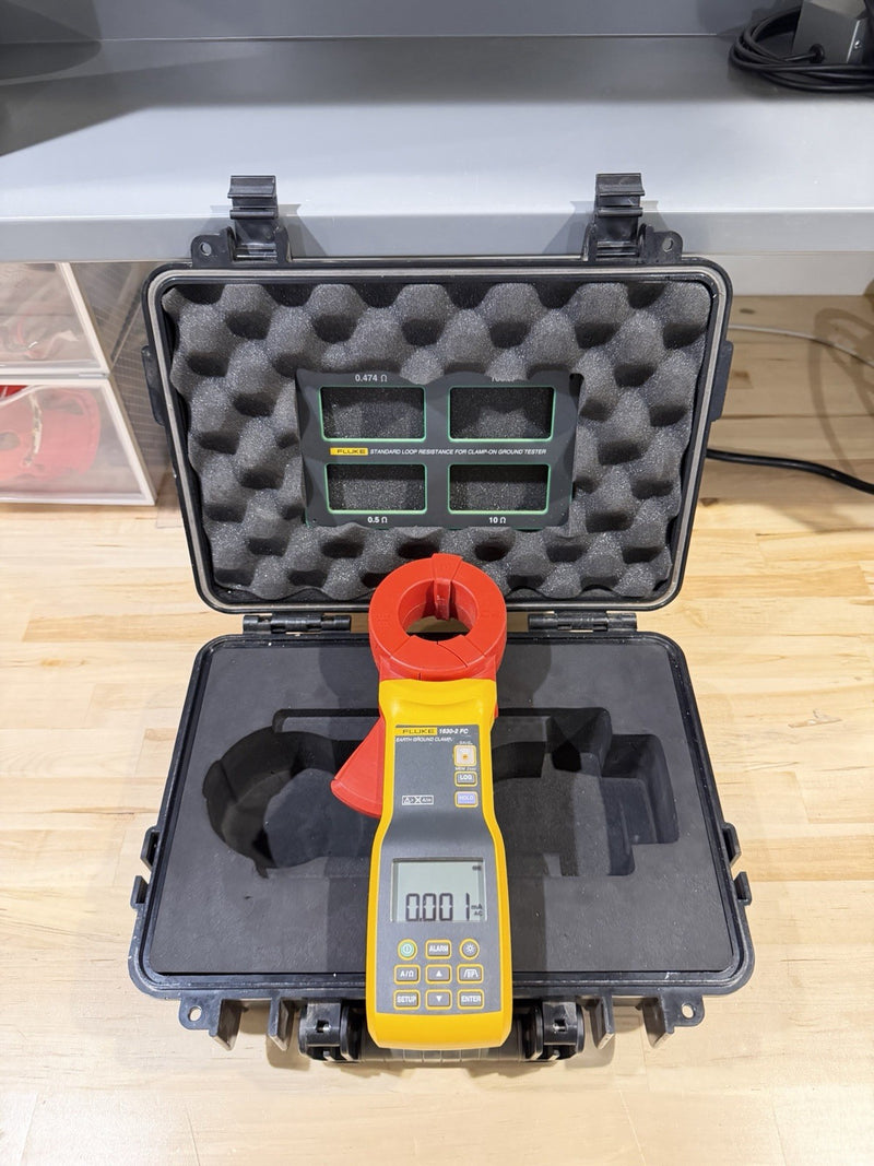FLUKE 1630-2 FC EARTH GROUND CLAMP METER TESTED