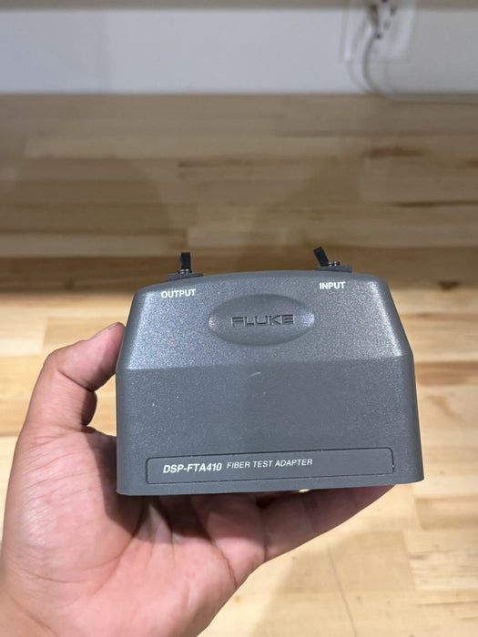 FLUKE NETWORKS DSP-FTA410 MULTIMODE MM FIBER TEST ADAPTER TESTED