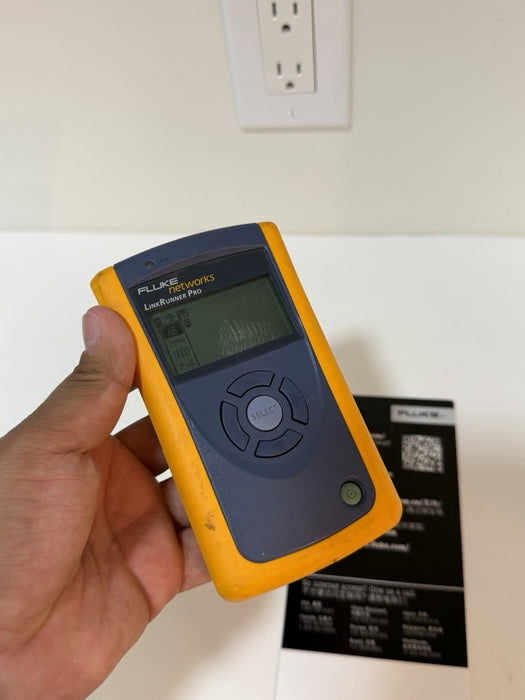 FLUKE NETWORKS LINKRUNNER PRO NETWORK TESTER TESTED