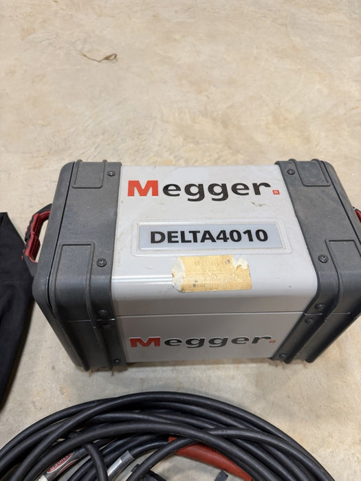 MEGGER DELTA 4010 INSULATION DIAGNOSTIC SYSTEM W/ CABLES & BAG (FREE SHIPPING)