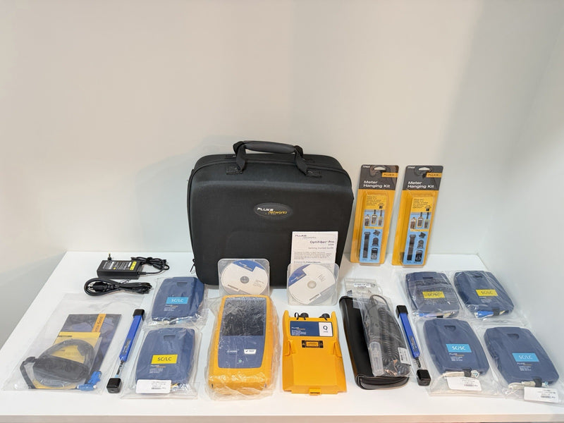 FLUKE NETWORKS OFP2-100-QI OPTIFIBER PRO QUAD OTDR V2 KIT (NEW SEALED) TESTED
