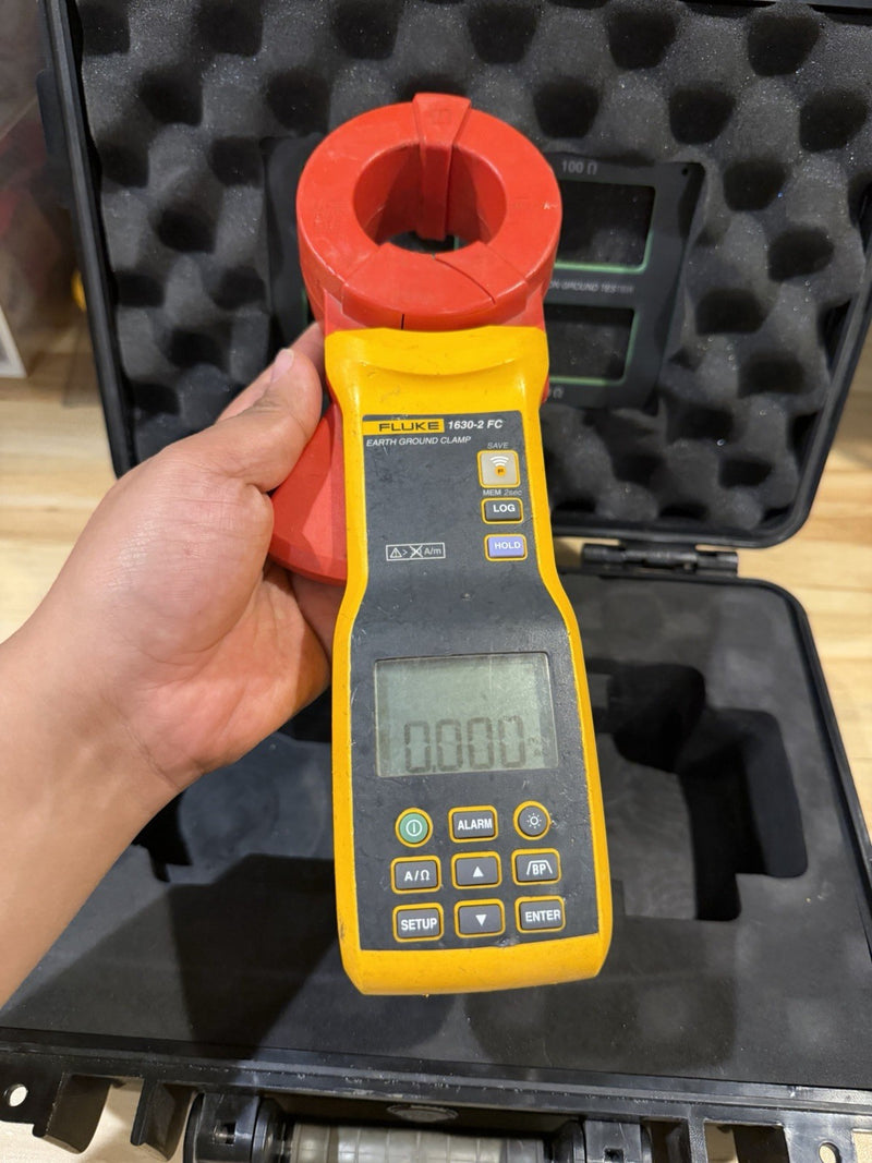 FLUKE 1630-2 FC EARTH GROUND CLAMP METER TESTED