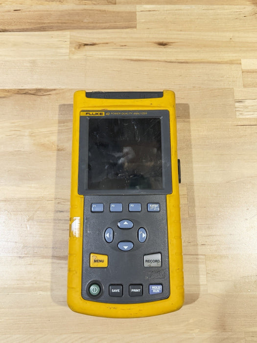 FLUKE 43 POWER QUALITY ANALYZER FOR PARTS