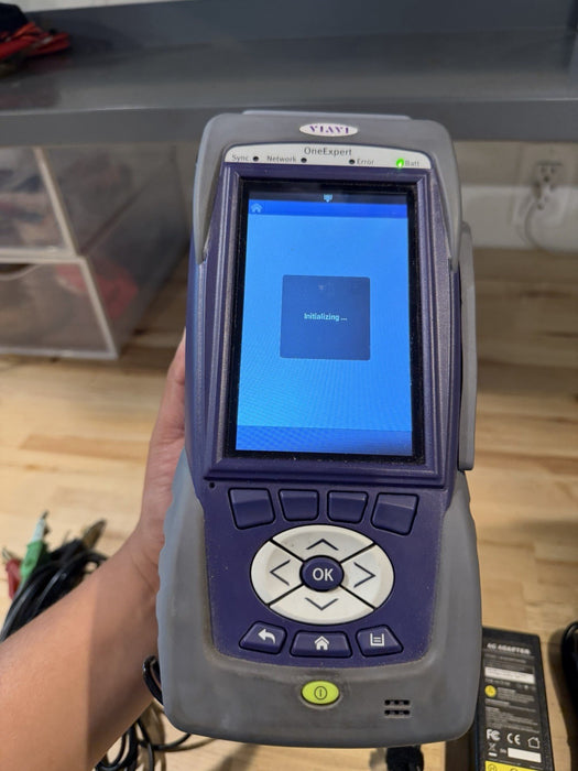 VIAVI ONX-580P ONE EXPERT FIBER TESTER WITH CABLES & CHARGER TESTED