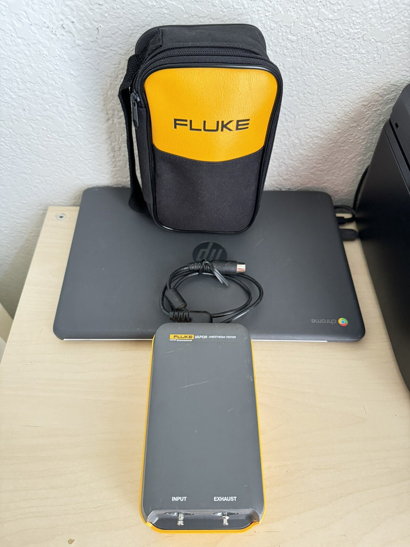 FLUKE BIOMEDICAL VAPOR ANESTHESIA TESTER WITHBAG TESTED