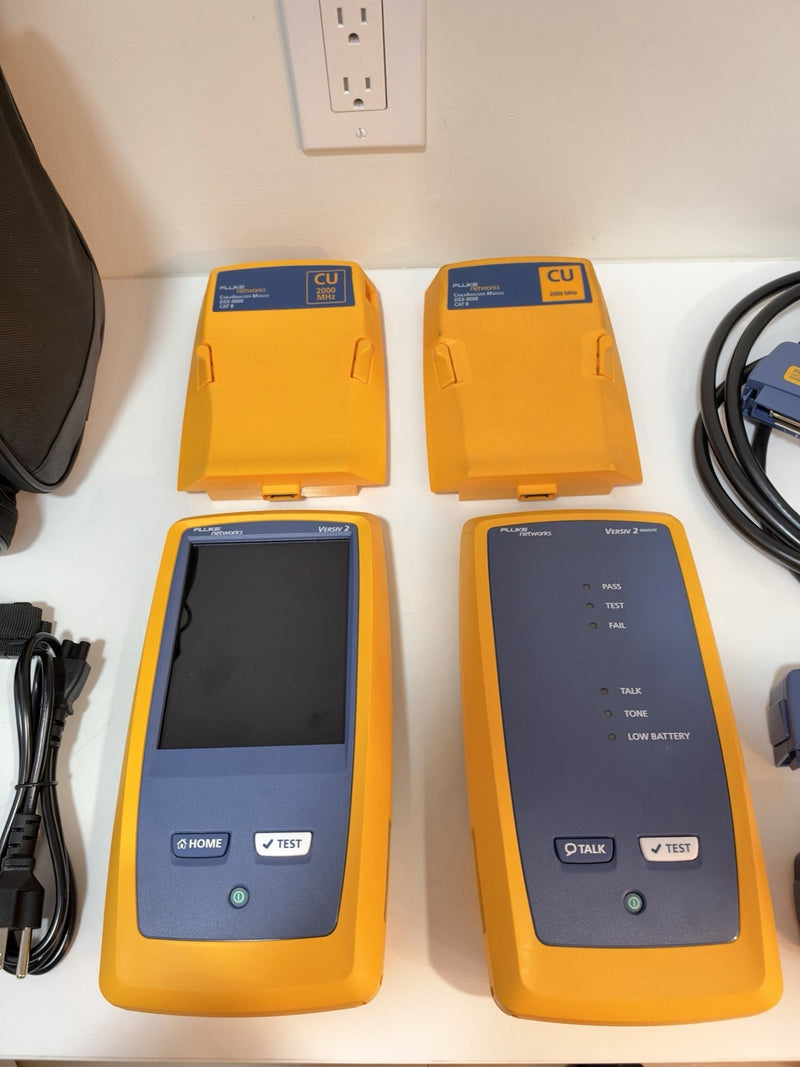 FLUKE NETWORKS DSX2-8000 VERSIV 2 CAT6A CAT8 LAN CABLE CERTIFIER TESTER DSX-8000