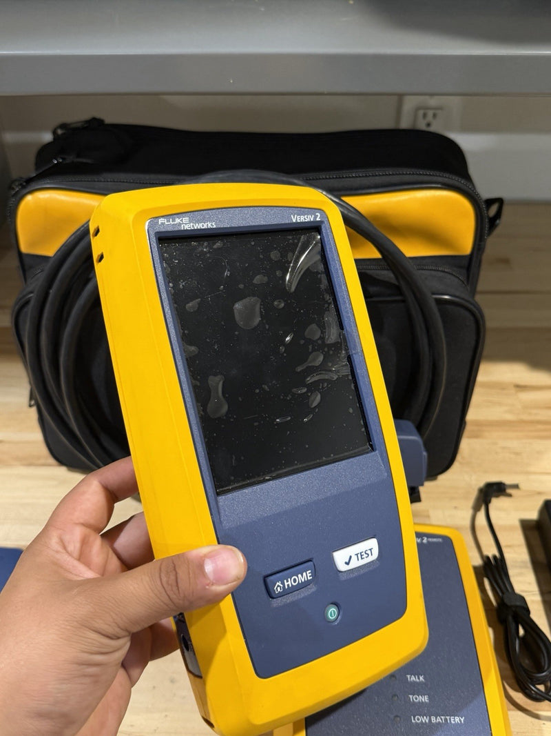 FLUKE NETWORKS DSX2-5000 2 CAT6 CAT6A LAN CABLE CERTIFIER TESTER CALIBRATED 2025