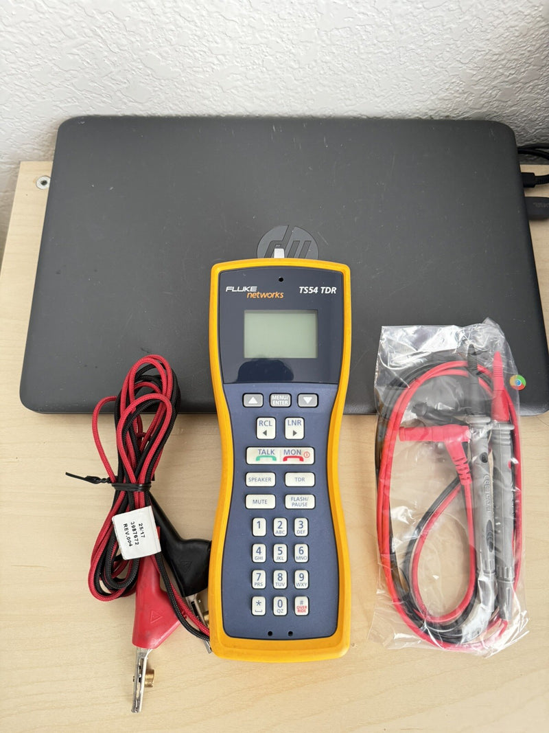 FLUKE NETWORKS TS54 TDR & LEADS USED