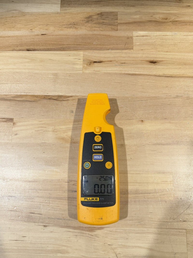 FLUKE 771 MILLIAMP PROCESS CLAMP METER (NO CLAMP)