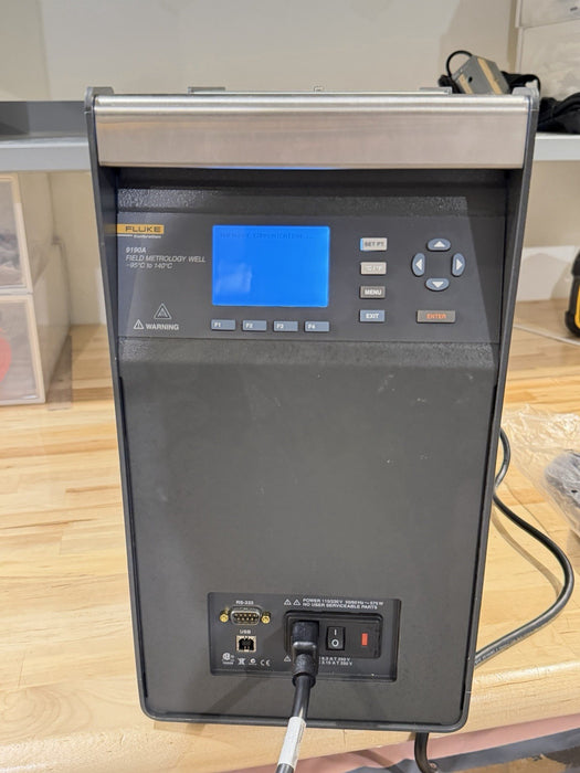 FLUKE 9190A FIELD METROLOGY WELL -95°C TO 140°C (TESTED) FREE SHIPPING