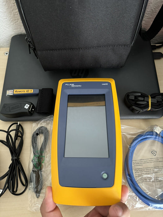 FLUKE NETWORKS LIQ-100 LINKIQ CABLE & NETWORK TESTER 10BASE-T REMOTE ID 1 NEW