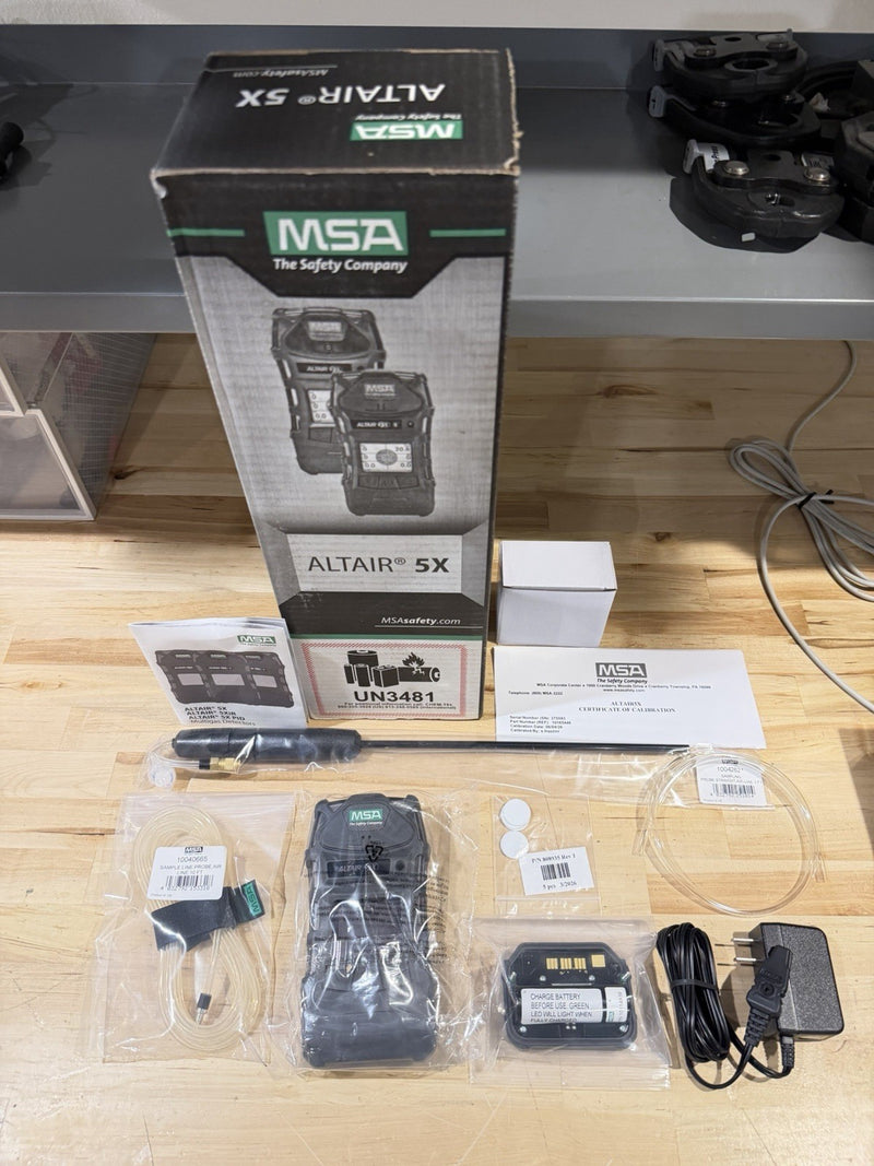 MSA ALTAIR 5X 10165446 MULTIGAS PID DELUXE DETECTOR KIT W/ PROBE KIT -NEW SEALED