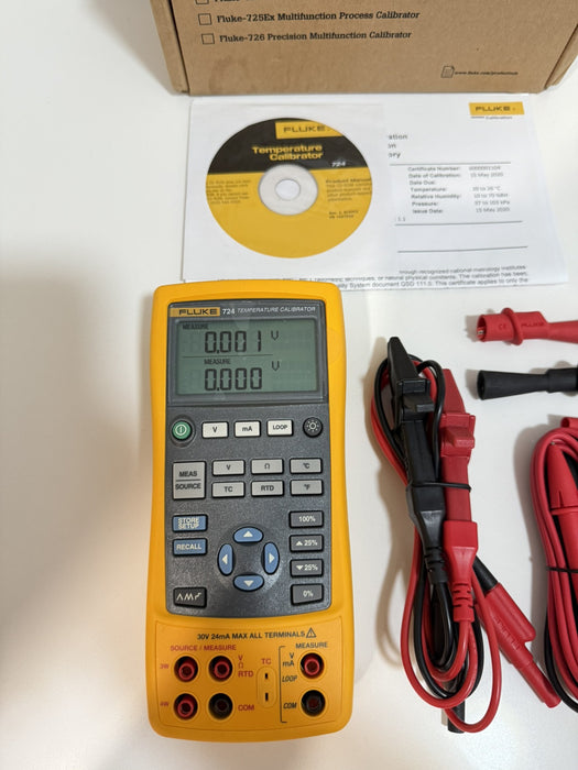 FLUKE 724 TEMPERATURE CALIBRATOR METER / NEW SEALED - SHIPS FAST