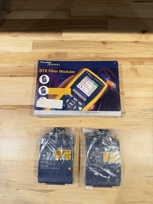 FLUKE NETWORKS DTX-SFM2 FIBER MODULE (NEW SEALED) FREE SHIPPING
