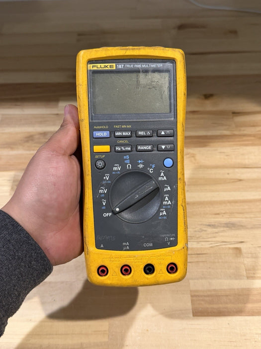 FLUKE 187 TRUE RMS MULTIMETER FOR PARTS