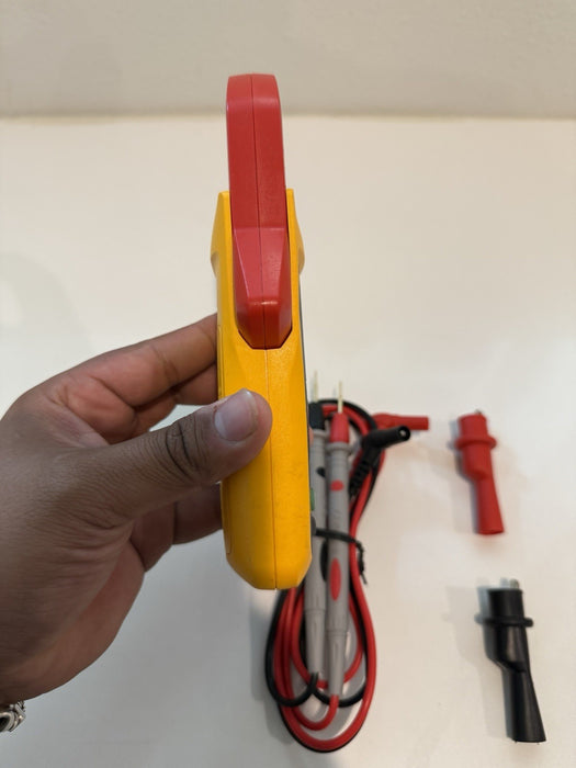 Fluke A3000 FC AC CURRENT CLAMP W/ LEADS & CLIPS (TESTED) SHIPS FAST