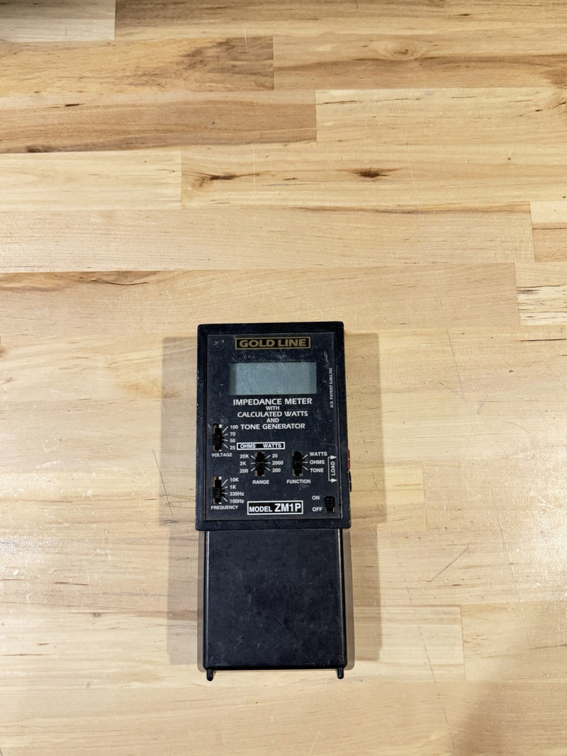 GOLDLINE ZM1P IMPEDANCE METER WITH LEADS FOR PARTS
