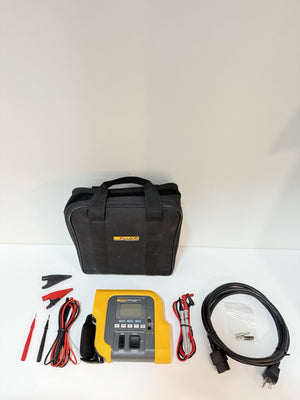 FLUKE BIO MEDICAL ESA609 ELECTRICAL SAFETY ANALYZER PORTABLE METER & ACCESSORIES