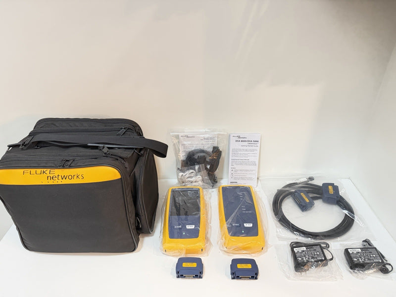 FLUKE NETWORKS DSX2-8000 CABLE ANALYZER CALIBRATED 2024