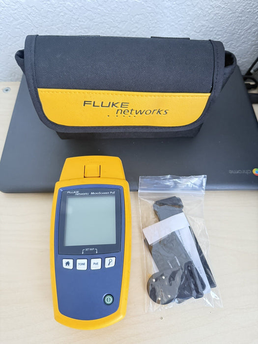 FLUKE NETWORKS MICROSCANNER NETWORK CABLE & POE TESTER