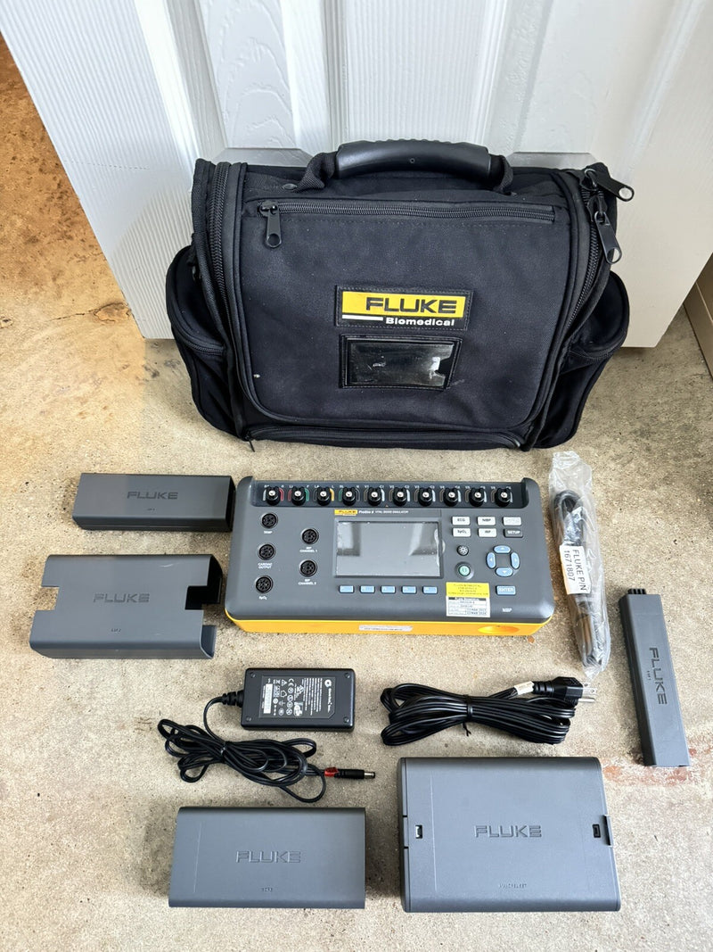 FLUKE BIOMEDICAL PROSIM 8 VITAL SIGNS SIMULATOR CALIBRATED 2024
