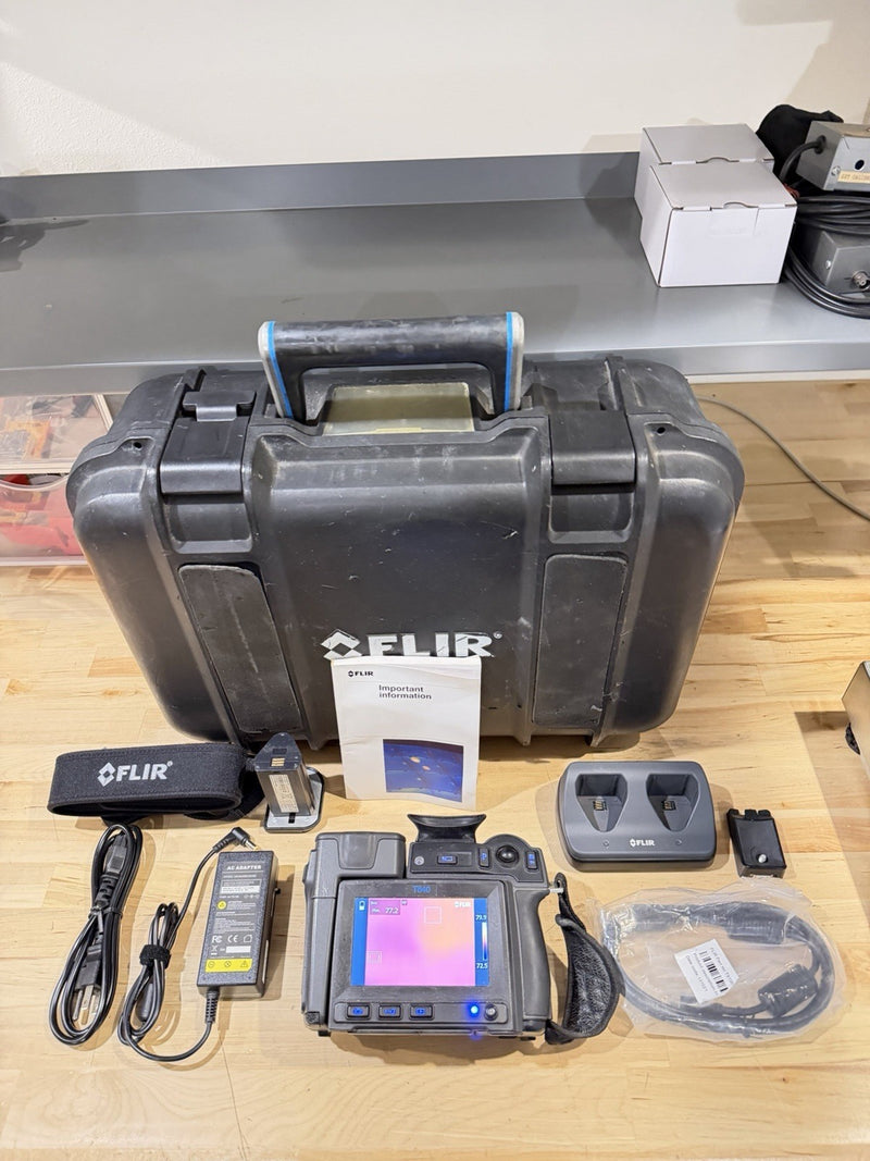 FLIR T640 THERMAL IMAGING CAMERA WITH ACCESSORIES TESTED