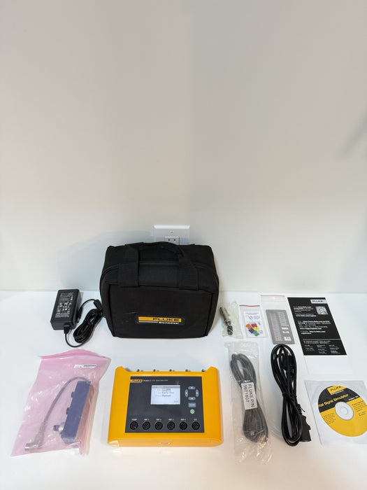 FLUKE PROSIM 3 VITAL SIGNS SIMULATOR WITH BAG & ACCESSORIES NEWTESTED