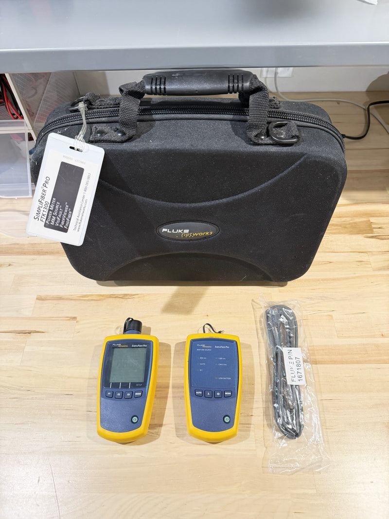 FLUKE NETWORKS FTK-1000 SIMPLIFIBER PRO FIBER OPTIC TEST KIT
