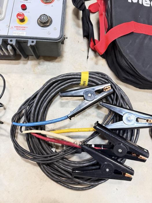 MEGGER TTR330 TRANSFORMER TURN-RATIO TEST SET W/ CABLES & BAG  (TESTED)