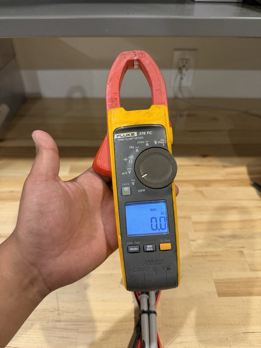 FLUKE 376FC WIRELESS TRUE RMS AC/DC CLAMP METER WITH LEADS