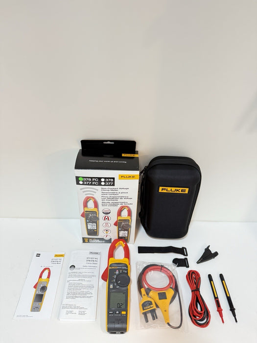 FLUKE 378 FC NON-CONTACR VOLTAGE CLAMP METER CALIBRATED 2025 NEW SEALED