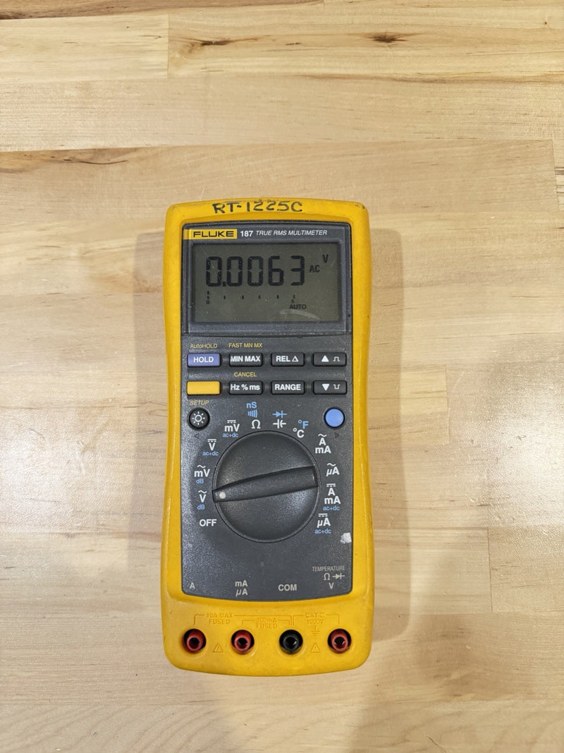 FLUKE 187 TRUE RMS MULTIMETER FOR PARTS