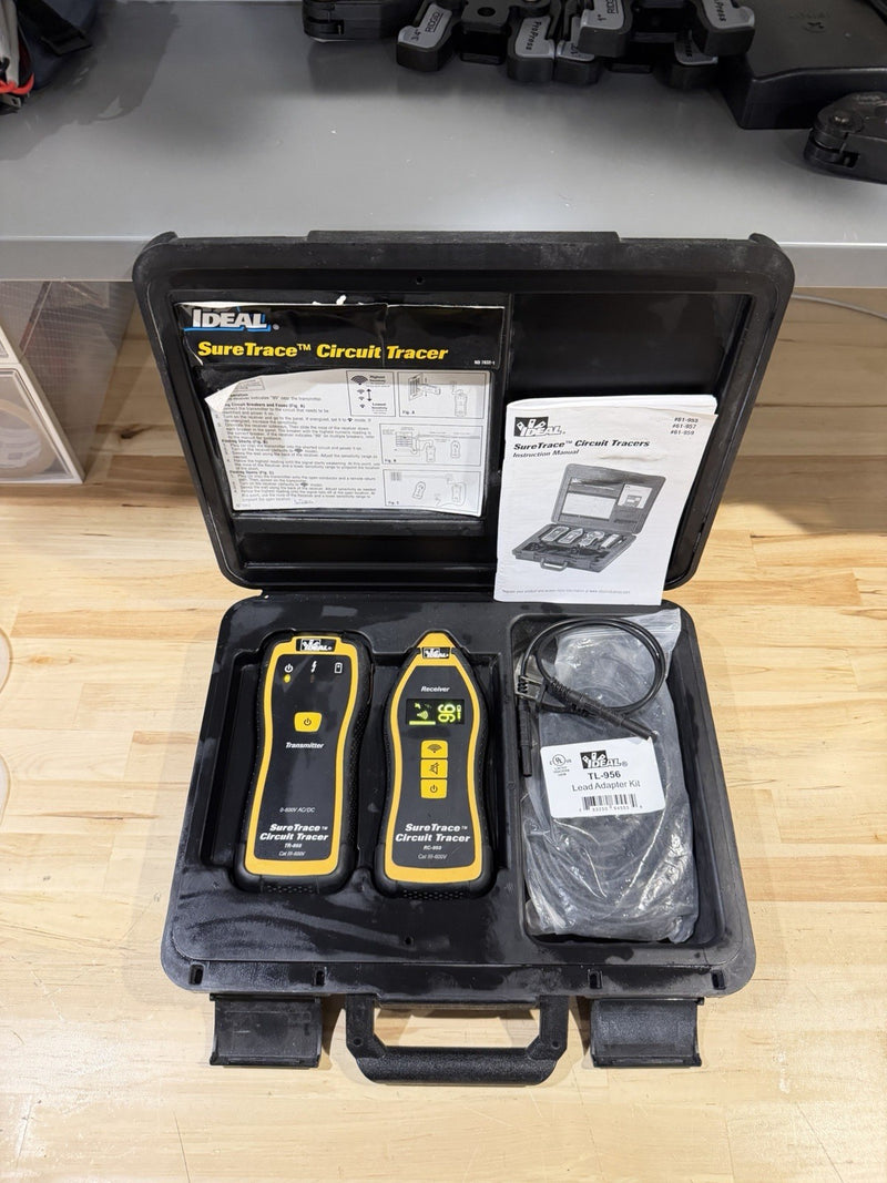 IDEAL 61-957 RC-959 TR-955 SURE-TRACE CIRCUIT TRACER KIT (TESTED) FREE SHIPPING
