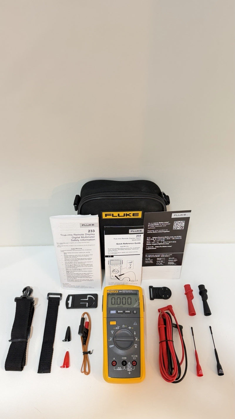 FLUKE 233 REMOTE DISPLAY AUTOMOTIVE DIGITAL MULTIMETER KIT