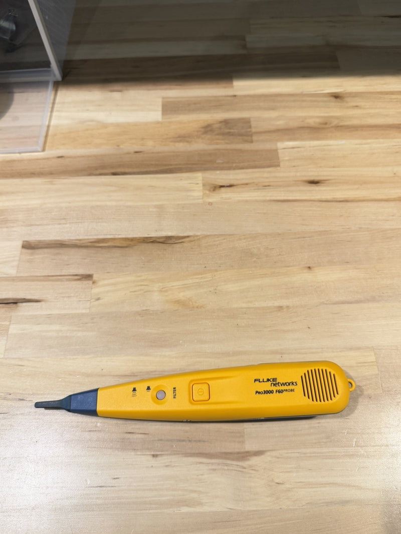 FLUKE NETWORKS PRO3000 F60 PROBE & PRO3000 TONER KIT TESTED
