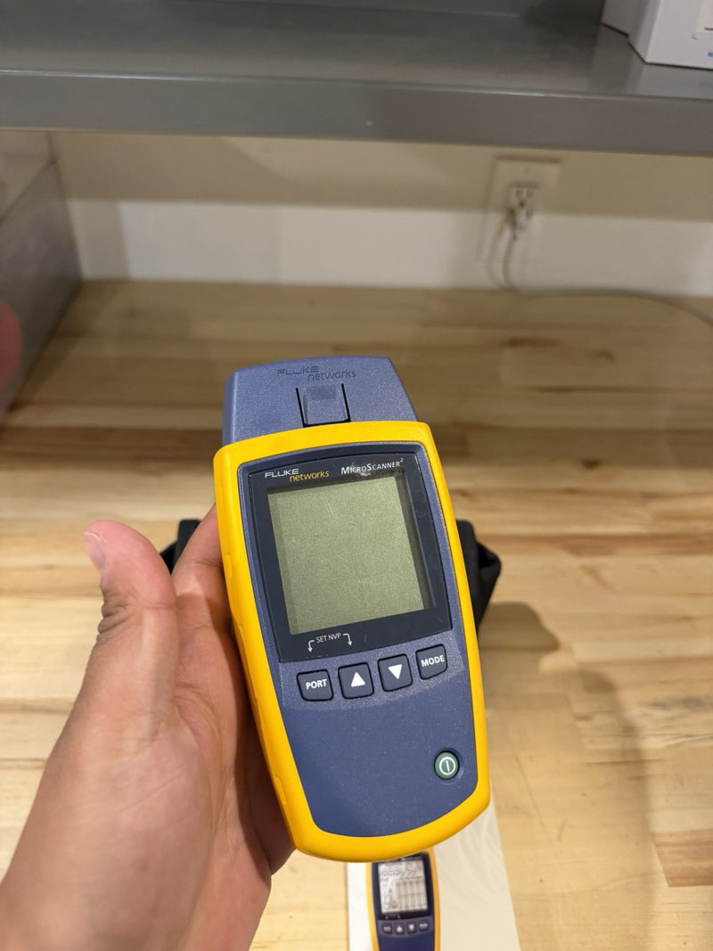 FLUKE NETWORKS MICROSCANNER 2 CABLE VERIFIER TESTED
