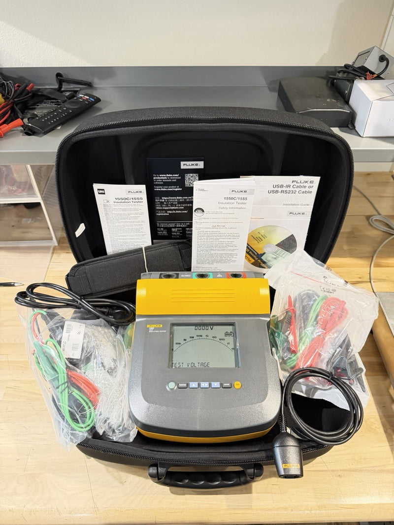 FLUKE 1555 10KV INSULATION TESTER FREE SHIPPING - TESTED (NEW)