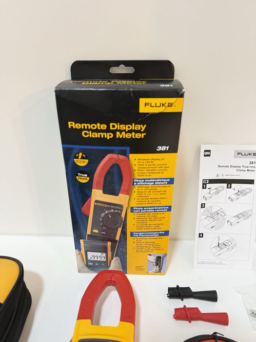 FLUKE 381 REMOTE DISPLAY CLAMP METER MFD 2025