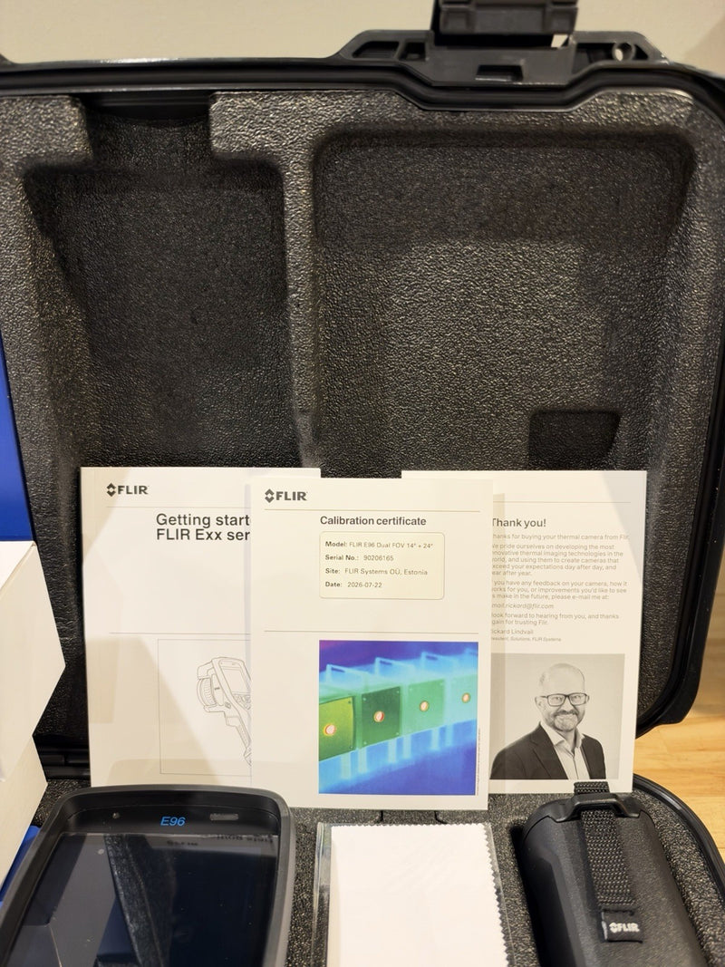 FLIR E96 DUAL FOV 14+24 THERMAL CAMERA (CALIBRATED 2026) NEW