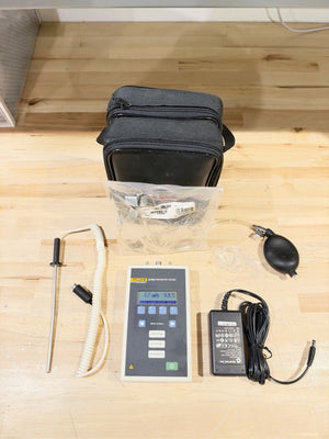 FLUKE BIOMEDICAL DPM4-2H PARAMETER TESTER W/ CHARGER & PROBE (TESTED) SHIPS FAST
