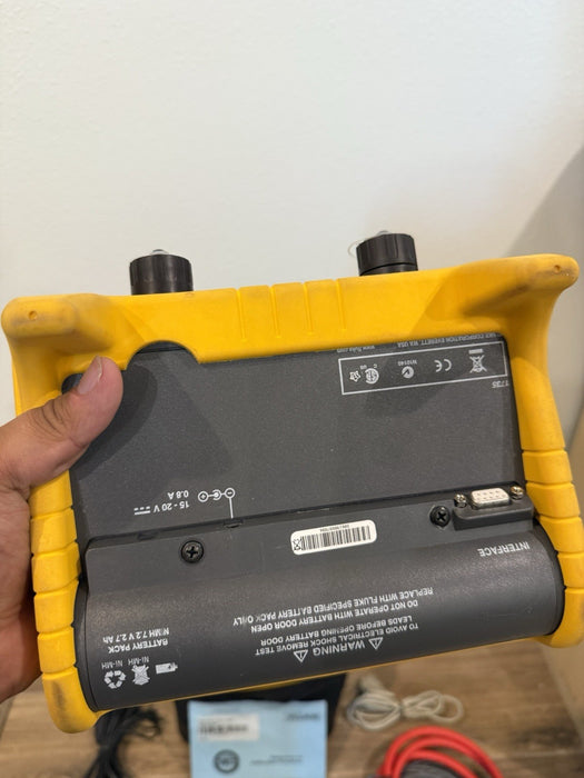 FLUKE 1735 THREE-PHASE POWER LOGGER WITH PROBES & CASE & CHARGER