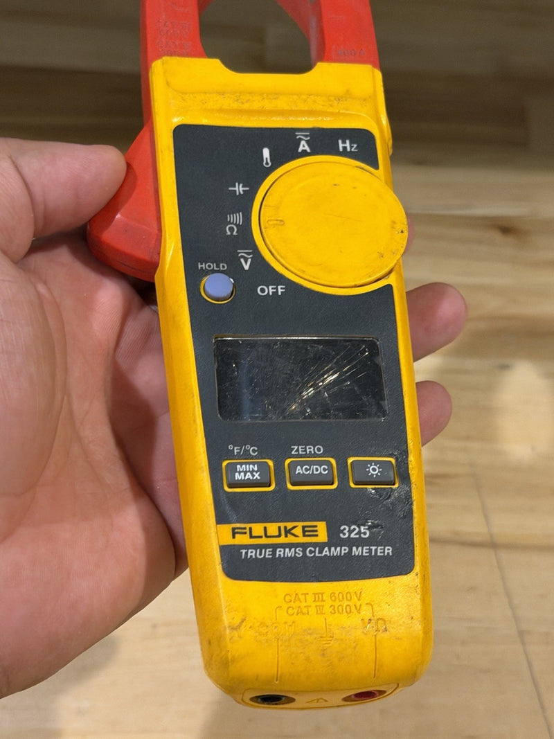 FLUKE 325 TRUE RMS CLAMP METER (PARTS ONLY) FOR PARTS - SHIPS FAST
