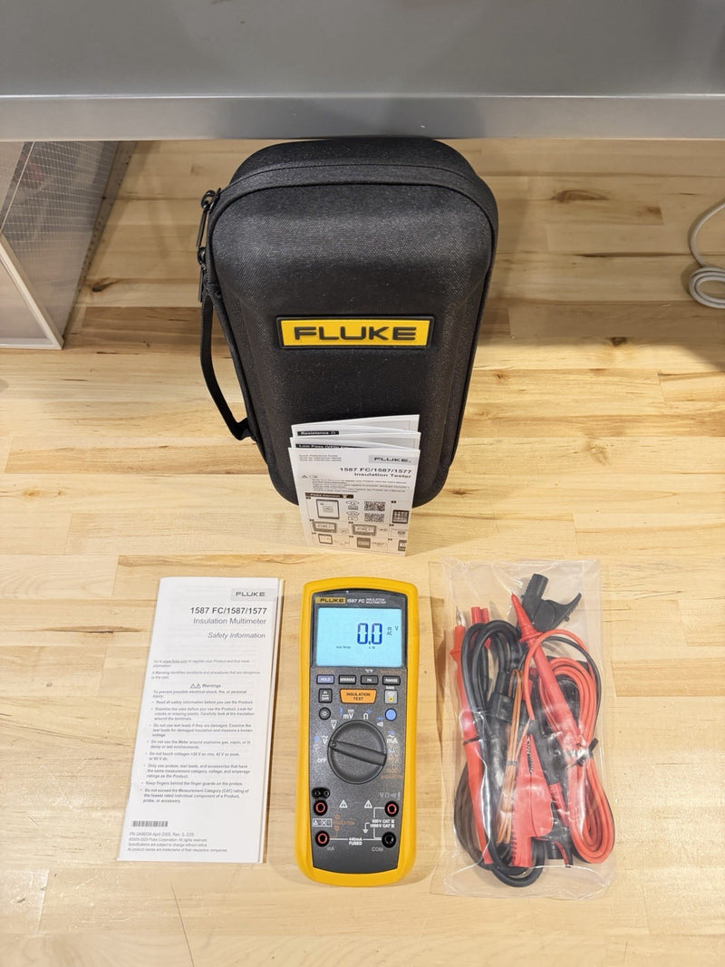 FLUKE 1587 FC 2 IN 1 HANDHELD DIGITAL INSULATION MULTIMETER