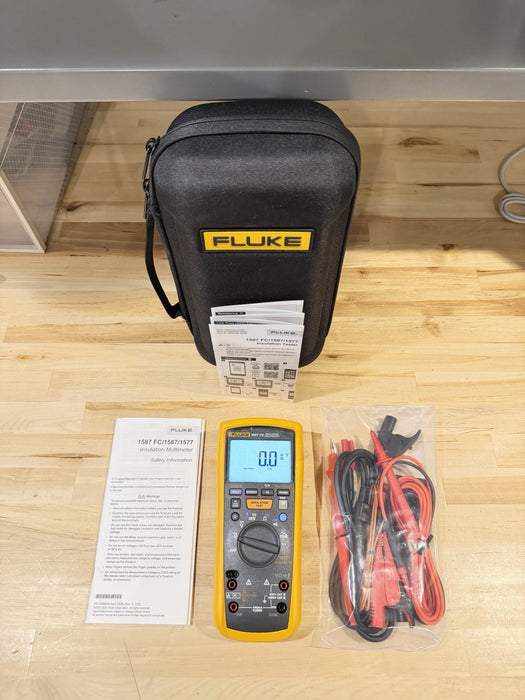 FLUKE 1587 FC 2 IN 1 HANDHELD DIGITAL INSULATION MULTIMETER