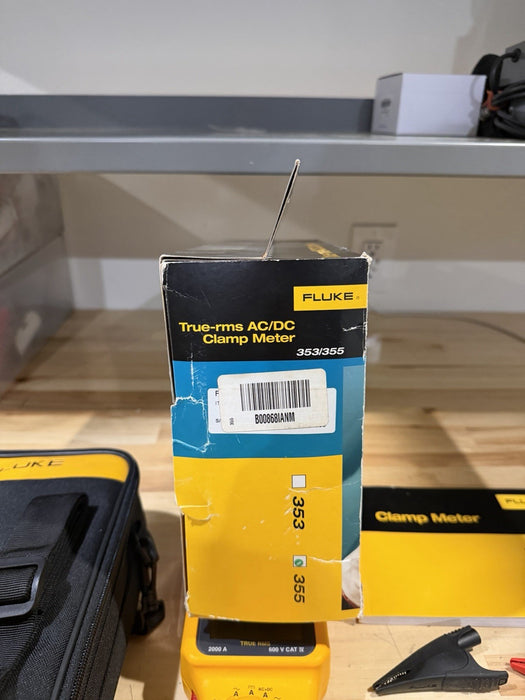 FLUKE 355 AC/DC CLAMP METER 2000A TESTED